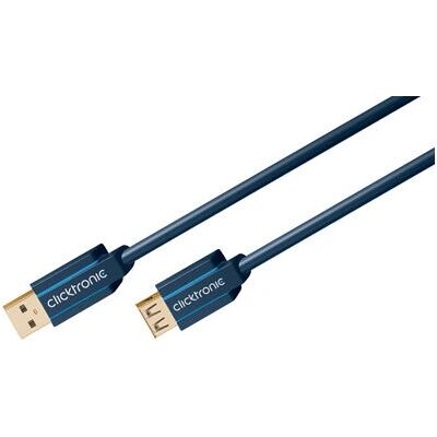 ClickTronic 1,8m USB 3.0 A/A Blau - USB Kabel ClickTronic 1,8m USB 3.0 A/A Blau - USB Kabel