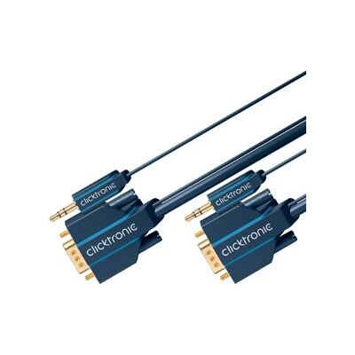 ClickTronic 2m VGA + 3,5mm - Kabel VGA i audio ClickTronic 2m VGA + 3,5mm - Kabel VGA i audio