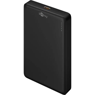 Goobay Magnetisk Trådlös Powerbank 10.000 mAh - Svart Goobay Magnetisk Trådlös Powerbank 10.000 mAh - Svart