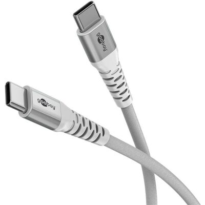 USB-C Kabel van 2m met textielomhulsel - USB 2.0 USB-C Kabel van 2m met textielomhulsel - USB 2.0