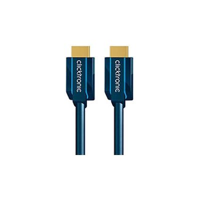ClickTronic 70308 HDMI Kabel - 12,5m Blau Hochgeschwindigkeits 4K ClickTronic 70308 HDMI Kabel - 12,5m Blau Hochgeschwindigkeits 4K