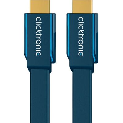 Clicktronic - HDMI Cable - 1m - Blu - HDMI cable Clicktronic - HDMI Cable - 1m - Blu - HDMI cable