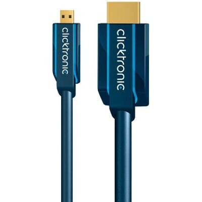 ClickTronic 5m Micro-HDMI Adapter HDMI Typ D - Micro zu Standard ClickTronic 5m Micro-HDMI Adapter HDMI Typ D - Micro zu Standard