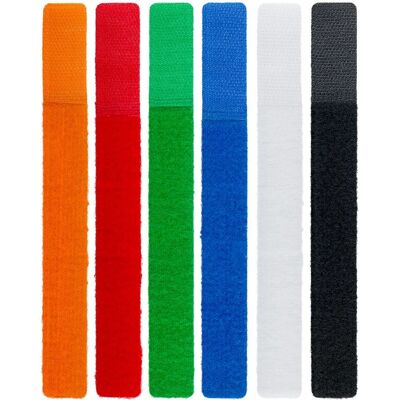 Organisateur de câbles Goobay 70350 - Bandes velcro réutilisables - 6 pcs - Publicité Organisateur de câbles Goobay 70350 - Bandes velcro réutilisables - 6 pcs - Publicité