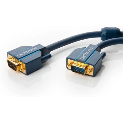 ClickTronic VGA Kabel 3 m Blau - VGA Kabel ClickTronic VGA Kabel 3 m Blau - VGA Kabel