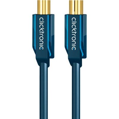 ClickTronic 3m Koaxialkabel Blau - Antennenkabel ClickTronic 3m Koaxialkabel Blau - Antennenkabel