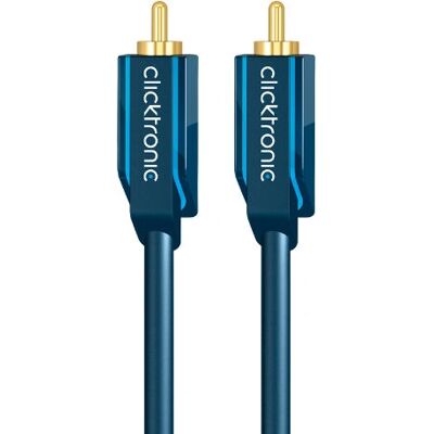 ClickTronic Blau 0,5m RCA Audio Kabel - Produkttyp ClickTronic Blau 0,5m RCA Audio Kabel - Produkttyp