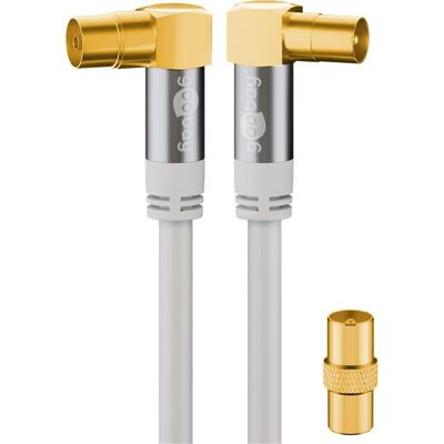 Câble coaxial Wentronic 70450 - 10m - Blanc - Type de Produit - Publicité Câble coaxial Wentronic 70450 - 10m - Blanc - Type de Produit - Publicité