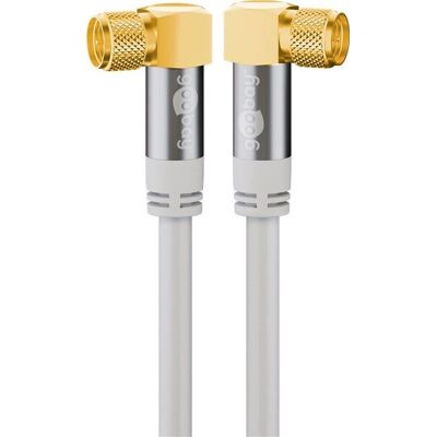 Wentronic 70484 coaxiale kabel - 3m - Wit - HDTV, 4K UHD, 135 dB afscherming Wentronic 70484 coaxiale kabel - 3m - Wit - HDTV, 4K UHD, 135 dB afscherming