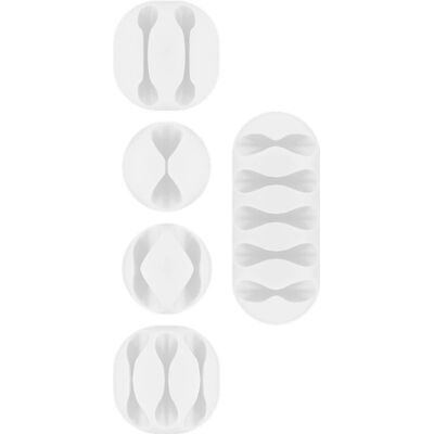 Goobay 70681 Kabelorganisator - Weiß - Schreibtisch/Wand Kabelclip Goobay 70681 Kabelorganisator - Weiß - Schreibtisch/Wand Kabelclip