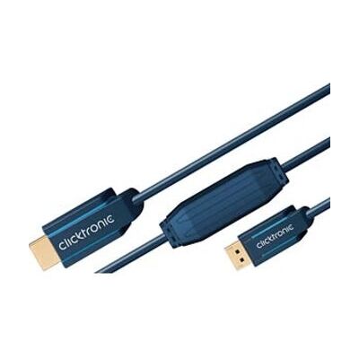 ClickTronic 1m DisplayPort/HDMI Blau - Videos Kabel ClickTronic 1m DisplayPort/HDMI Blau - Videos Kabel