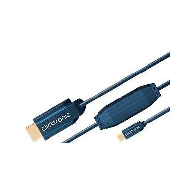 Cavo Mini DisplayPort a HDMI ClickTronic - 3m - Blu - Cavo Video Cavo Mini DisplayPort a HDMI ClickTronic - 3m - Blu - Cavo Video
