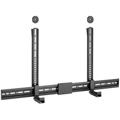 Goobay Soundbar Mount - Adjustable Wall & TV Mounting for Universal Soundbars - Black Goobay Soundbar Mount - Adjustable Wall & TV Mounting for Universal Soundbars - Black
