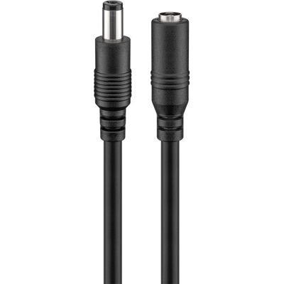 Câble d’alimentation Goobay 71399 - 3m, Noir, DC 5.5x2.1mm - Publicité Câble d’alimentation Goobay 71399 - 3m, Noir, DC 5.5x2.1mm - Publicité