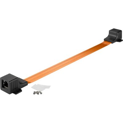 Goobay 71413 Cable de Red Transparente 0.5 m - RJ45 Pasacables de Ventana Goobay 71413 Cable de Red Transparente 0.5 m - RJ45 Pasacables de Ventana