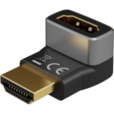 Goobay 72009 videokabelladapter HDMI Type A - Musta, Hopea Goobay 72009 videokabelladapter HDMI Type A - Musta, Hopea