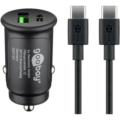 Kit de Chargeur Voiture Double USB - 27 W - USB-C Rapide Kit de Chargeur Voiture Double USB - 27 W - USB-C Rapide