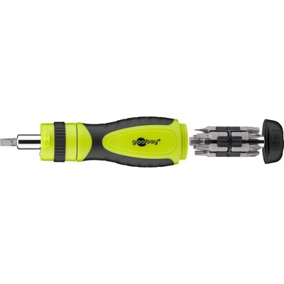 Ensemble d'outils multifonctions Goobay - Embouts et lampe LED - Publicité Ensemble d'outils multifonctions Goobay - Embouts et lampe LED - Publicité