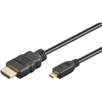 Goobay Ultra High-Speed HDMI Kabel - Micro - 3m - Schwarz Goobay Ultra High-Speed HDMI Kabel - Micro - 3m - Schwarz