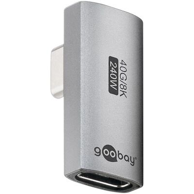 Goobay 74443 Kabel Gender Changer USB-C Zilver - Kabel Gender Changer Goobay 74443 Kabel Gender Changer USB-C Zilver - Kabel Gender Changer