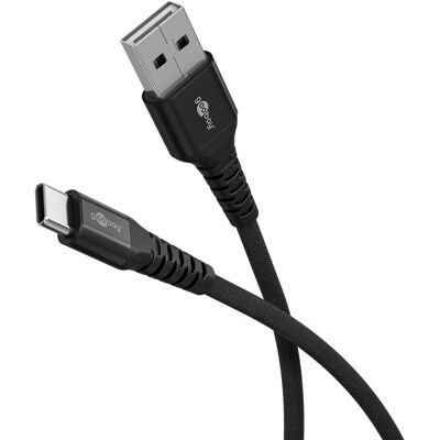 Goobay 74525 USB-kabel - Svart - 0,5 m USB 2.0 Goobay 74525 USB-kabel - Svart - 0,5 m USB 2.0