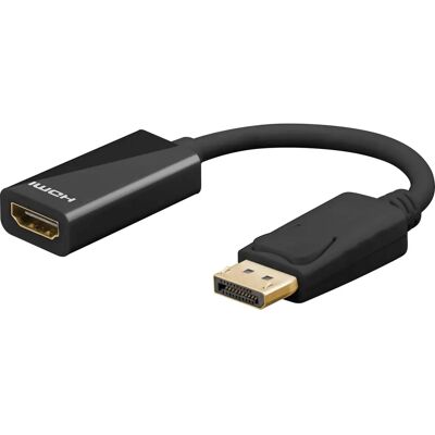 Goobay 75270 - Displayport/HDMI Adapterkabel - Vergoldet Goobay 75270 - Displayport/HDMI Adapterkabel - Vergoldet
