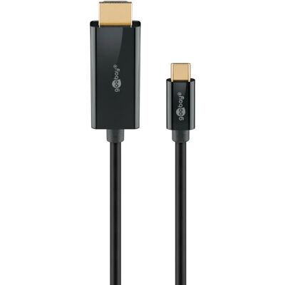 Goobay USB-C till HDMI-kabel 4K 60Hz 2m - Videokabel Goobay USB-C till HDMI-kabel 4K 60Hz 2m - Videokabel