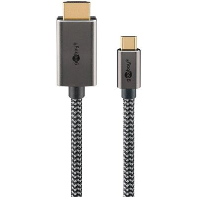 Goobay 75700 Adaptateur USB-C HDMI 2m - Câble Vidéo Goobay 75700 Adaptateur USB-C HDMI 2m - Câble Vidéo