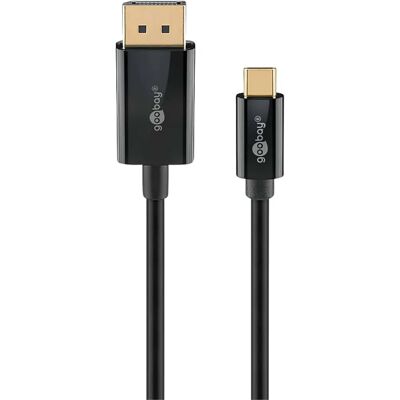 GOOBAY 75704 - USB-C till DisplayPort Kabel - 4K 60Hz - 1m GOOBAY 75704 - USB-C till DisplayPort Kabel - 4K 60Hz - 1m