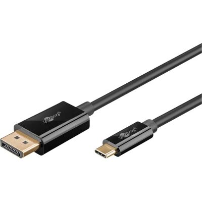 Goobay USB-C till DisplayPort-kabel 4K 60Hz 3m Goobay USB-C till DisplayPort-kabel 4K 60Hz 3m