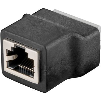 Goobay 76737 Conmutador de género para cables RJ-45 negro Goobay 76737 Conmutador de género para cables RJ-45 negro