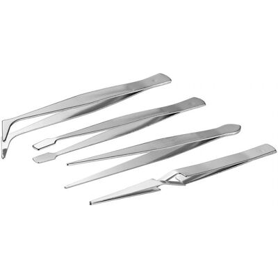 Set de pinzas de acero inoxidable Fixpoint 77101 - Pinzas Set de pinzas de acero inoxidable Fixpoint 77101 - Pinzas