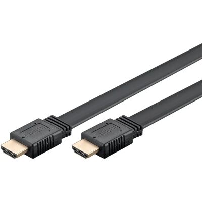 Goobay 77133 HDMI Kabel - 1m, Zwart, Hoge Snelheid, 8K Ondersteuning Goobay 77133 HDMI Kabel - 1m, Zwart, Hoge Snelheid, 8K Ondersteuning