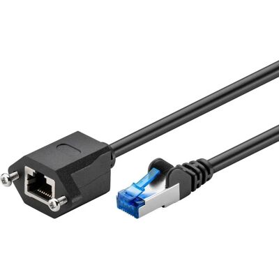 Goobay 77576 Netzwerkkabel Cat6a S/FTP, 1,5 m, Schwarz Goobay 77576 Netzwerkkabel Cat6a S/FTP, 1,5 m, Schwarz