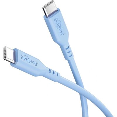 Goobay 77741 USB-kabel - Blå - 1,5 m - USB-C Goobay 77741 USB-kabel - Blå - 1,5 m - USB-C