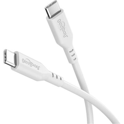 Goobay 77743 USB-kabel - USB-C 1,5m Hvid Goobay 77743 USB-kabel - USB-C 1,5m Hvid