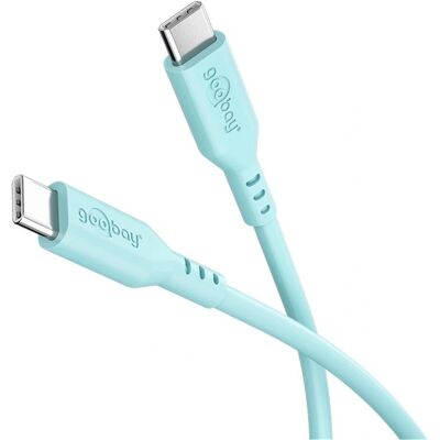 Goobay 77744 USB-kabel - 1,5 m USB-C Turkis Goobay 77744 USB-kabel - 1,5 m USB-C Turkis