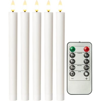 Zestaw świec LED Goobay 77750 - Wygląd prawdziwego wosku, pilot, timer Zestaw świec LED Goobay 77750 - Wygląd prawdziwego wosku, pilot, timer