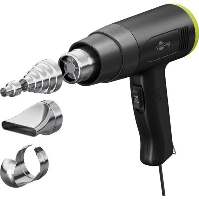 Goobay 77822 Heißluftpistole - Einstellbare Temperatur 50-500°C - 1500W - Schwarz Goobay 77822 Heißluftpistole - Einstellbare Temperatur 50-500°C - 1500W - Schwarz