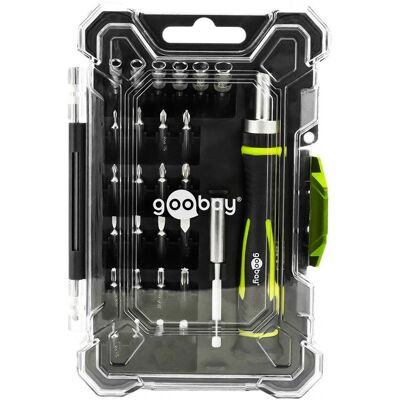 Goobay 77840 - Schraubenset mit Präzisionsbits - Heimwerker-Werkzeuge Goobay 77840 - Schraubenset mit Präzisionsbits - Heimwerker-Werkzeuge
