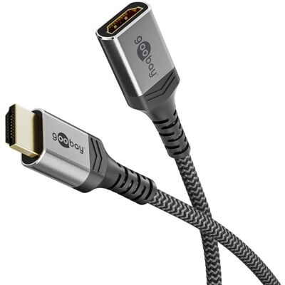 Goobay 79104 HDMI-Kabel 1m Ultra High Speed 8K HDMI-Verlängerung Goobay 79104 HDMI-Kabel 1m Ultra High Speed 8K HDMI-Verlängerung