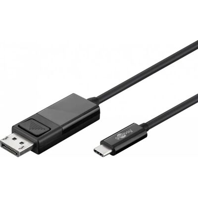 Goobay 79295 USB-C till DisplayPort Kabel - Svart - Videoadapter Goobay 79295 USB-C till DisplayPort Kabel - Svart - Videoadapter