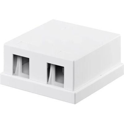 Boîtier Keystone 2 ports Goobay 79366 - Pièce détachée pour équipements réseau - Publicité Boîtier Keystone 2 ports Goobay 79366 - Pièce détachée pour équipements réseau - Publicité