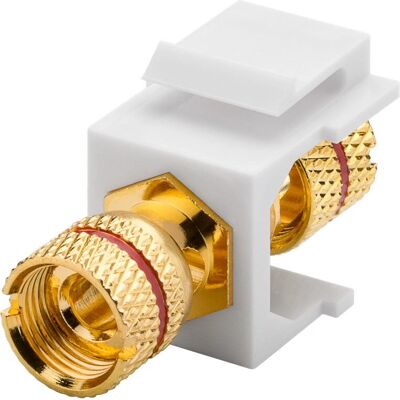 Goobay 79484 Keystone Modul - Rot, Gold, Kunststoff Goobay 79484 Keystone Modul - Rot, Gold, Kunststoff