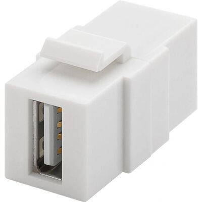Module Keystone USB 2.0 Goobay 79909 - Blanc - Publicité Module Keystone USB 2.0 Goobay 79909 - Blanc - Publicité