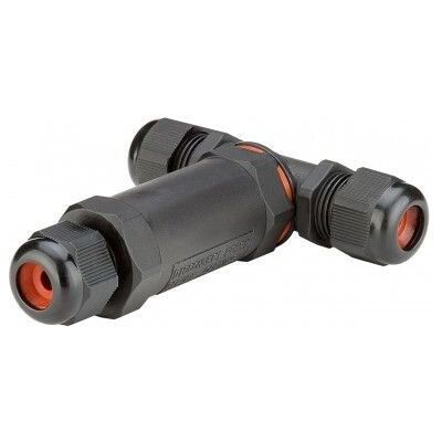Goobay 81286 Wasserdichter T-Stück für den Außenbereich Goobay 81286 Wasserdichter T-Stück für den Außenbereich