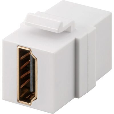 Module Keystone Goobay 90856 - Connecteur HDMI double mural - Publicité Module Keystone Goobay 90856 - Connecteur HDMI double mural - Publicité