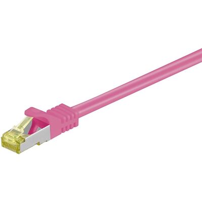 Goobay Rj-45 Cat7 3m Netværkskabel - S/FTP, Magenta Goobay Rj-45 Cat7 3m Netværkskabel - S/FTP, Magenta