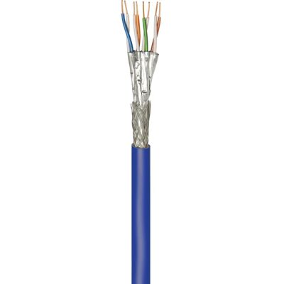 Goobay - 100 m Blue Cat7a+ S/FTP Networking Cable Goobay - 100 m Blue Cat7a+ S/FTP Networking Cable