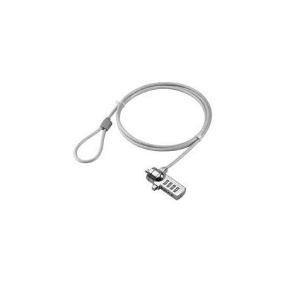 Goobay 93038 Cable Lock - Security, Grey, 1.5m Goobay 93038 Cable Lock - Security, Grey, 1.5m